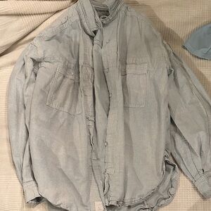Women’s We The Free Light Gray Shirt Jacket